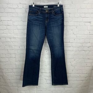 Big Star Nova XVI 18 Remy Boot Cut Mid-Dark Wash Blue Jeans Size 28R